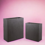 Vaso ceramica Set di 2 Cont. rettangolare Symmery • 92 cm