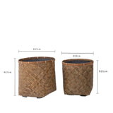 Set 2 cachepot • 37 cm