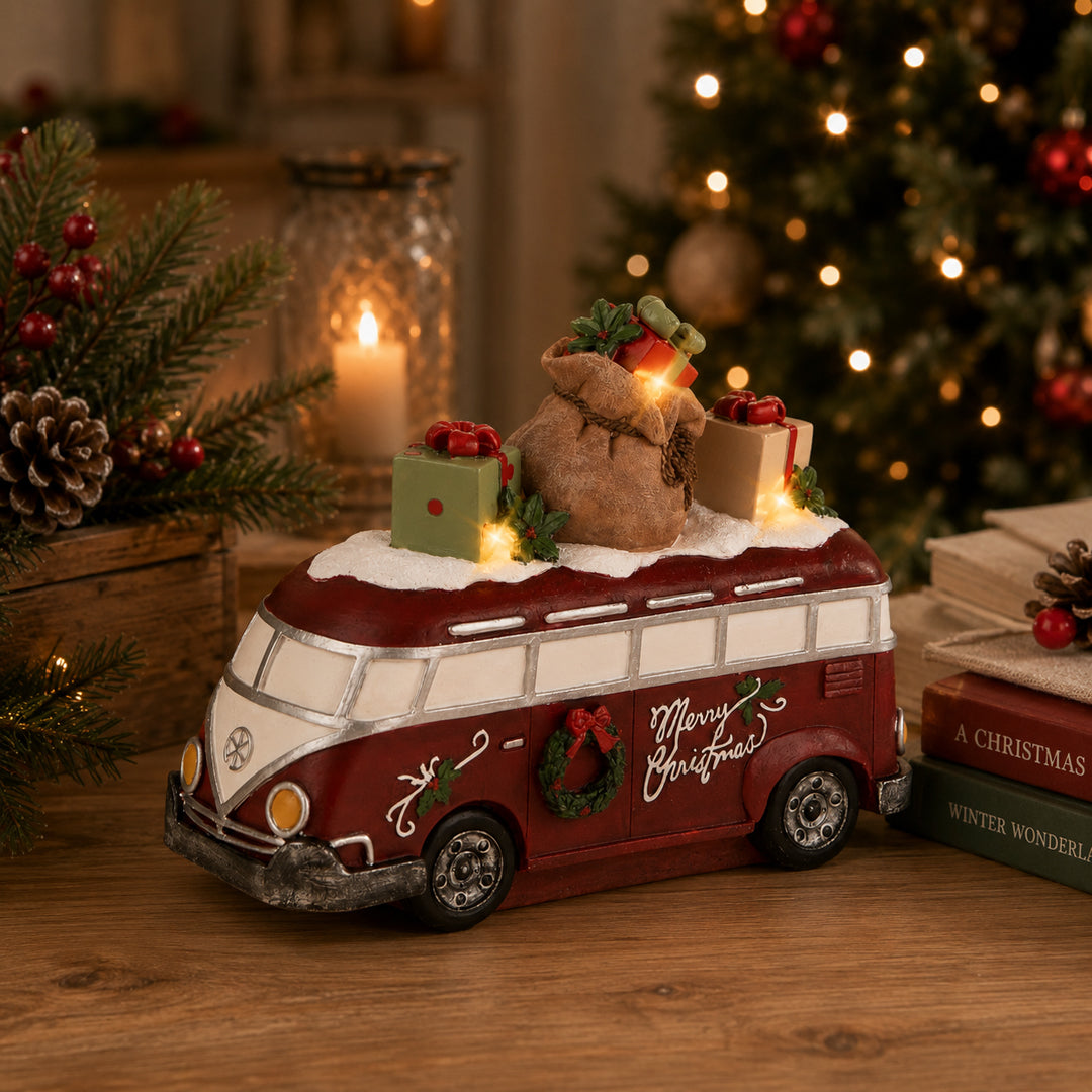 Van natale con led • H 20 cm