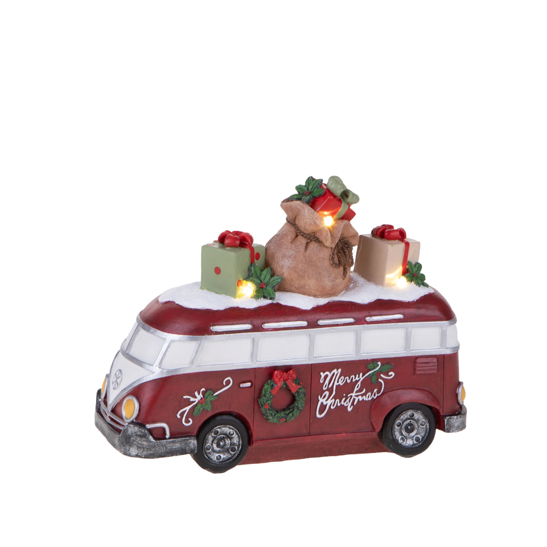 Van natale con led • H 20 cm