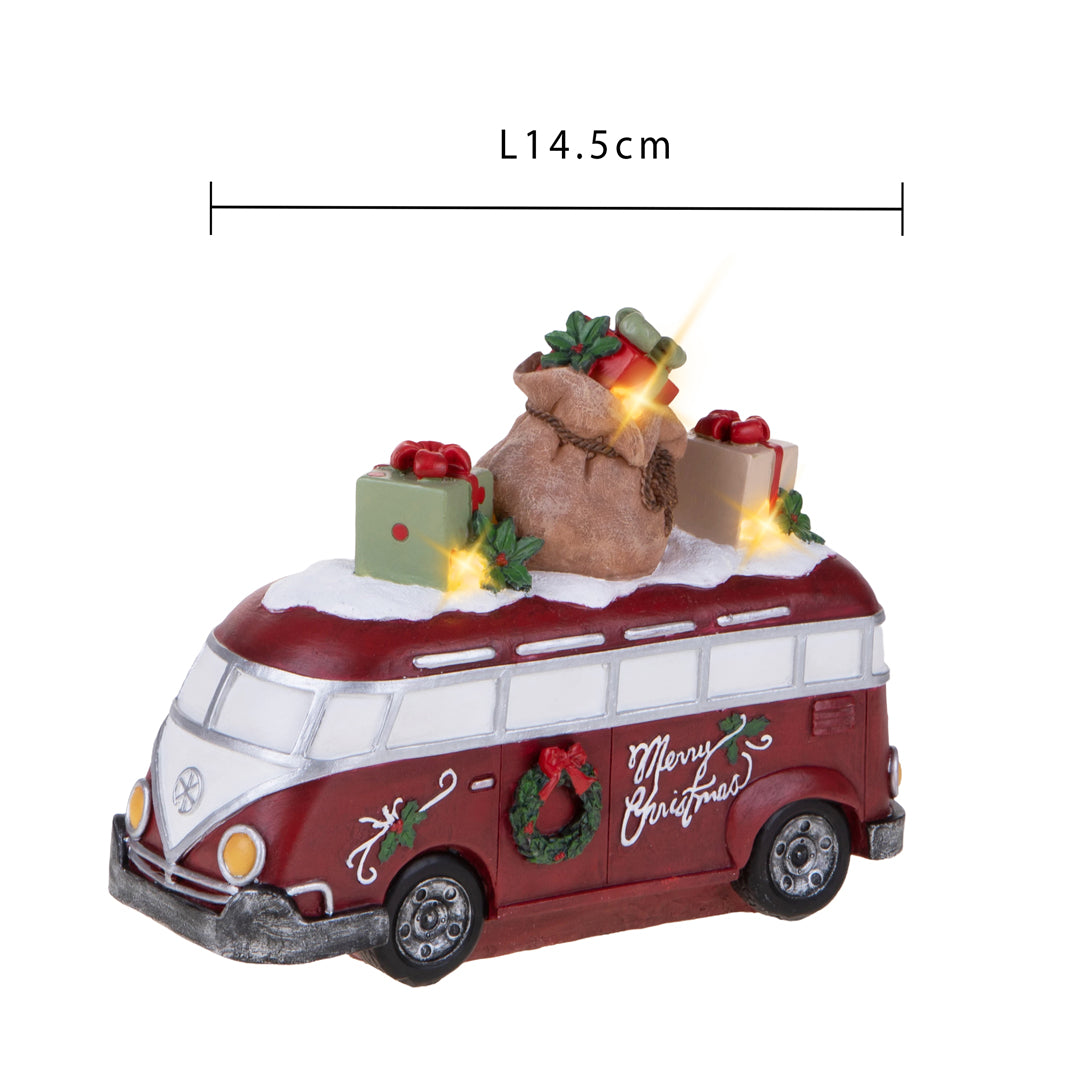 Van natale con led • H 20 cm