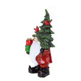 Elfo 11xh.22,5 con regalo natale • H 22,5 cm