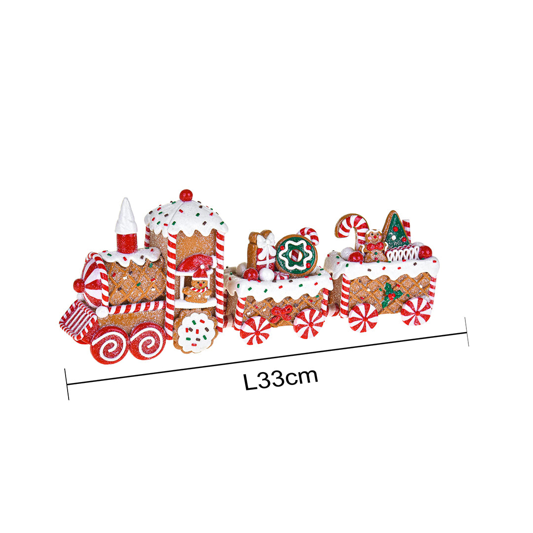 Trenino in stile ginger bread • 33 cm