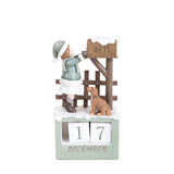 Calendario con bimba e cane • 22,5 cm
