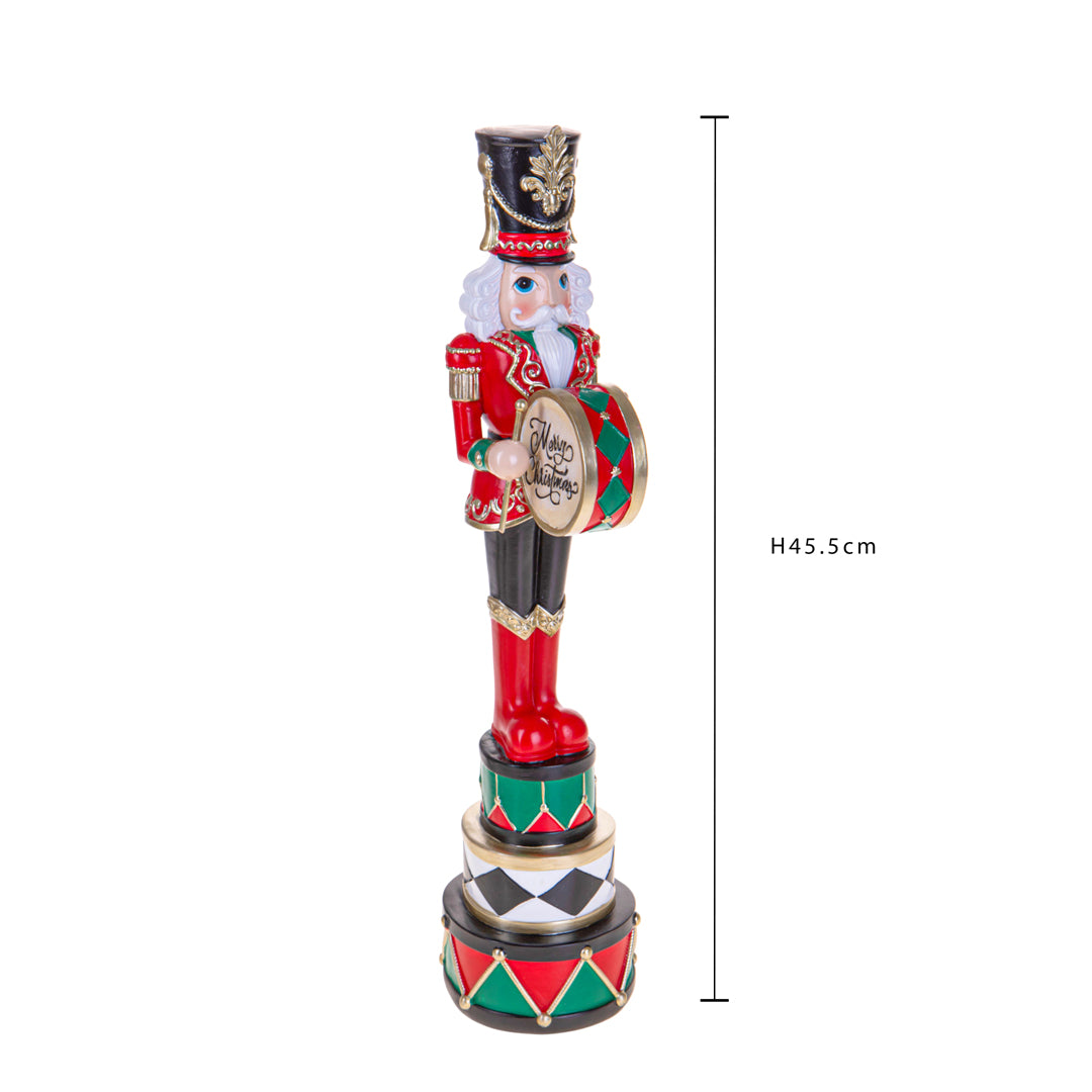 Schiaccianoci con tamburo • H 45,5 cm