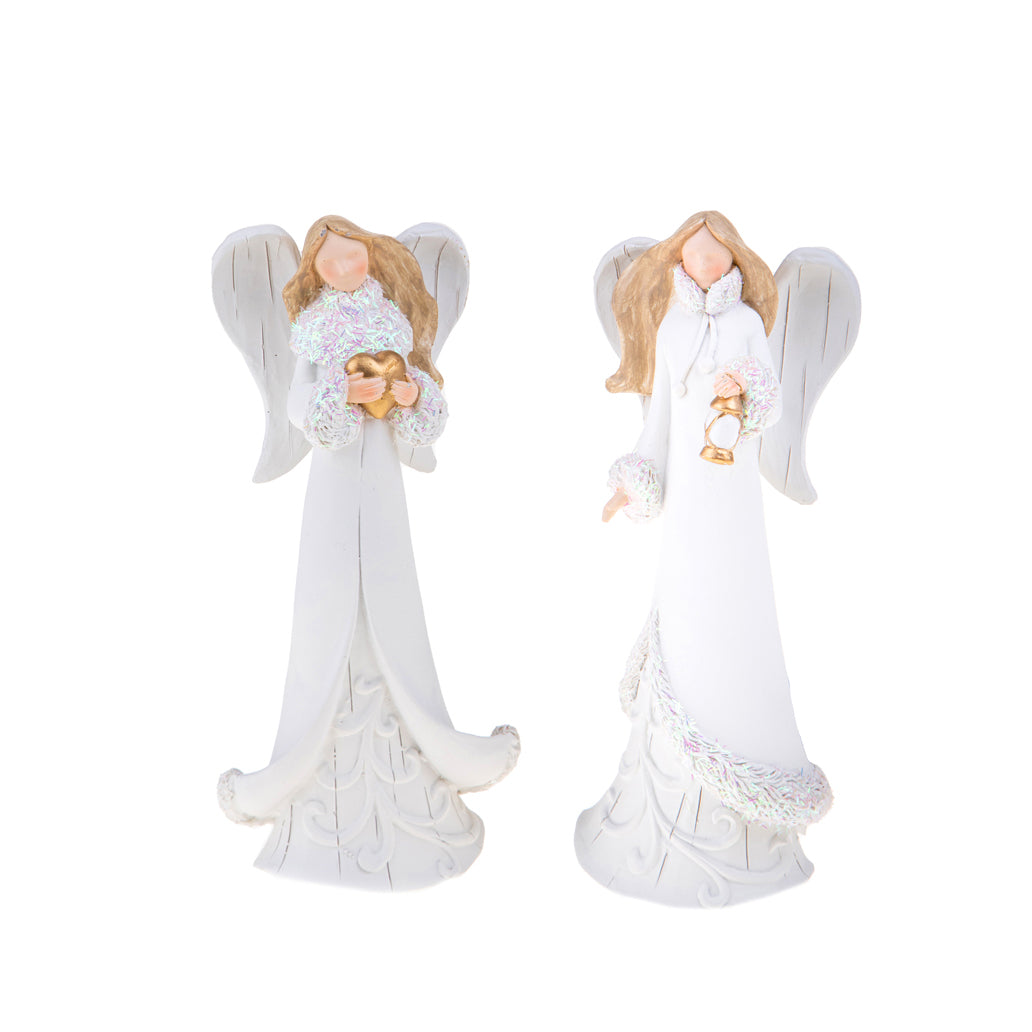 Angeli con glitter • H 22 cm