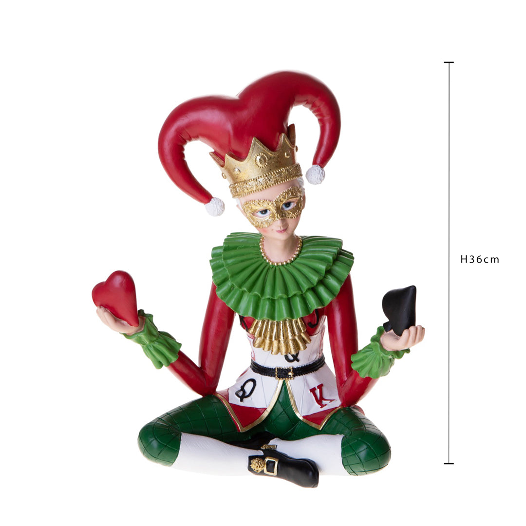 Jolly poker • H 32 cm