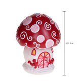 Casa fungo e caramelle con led • H 17,9 cm