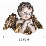 Angelo 21x13 h cm mezzo busto • H 13,5 cm