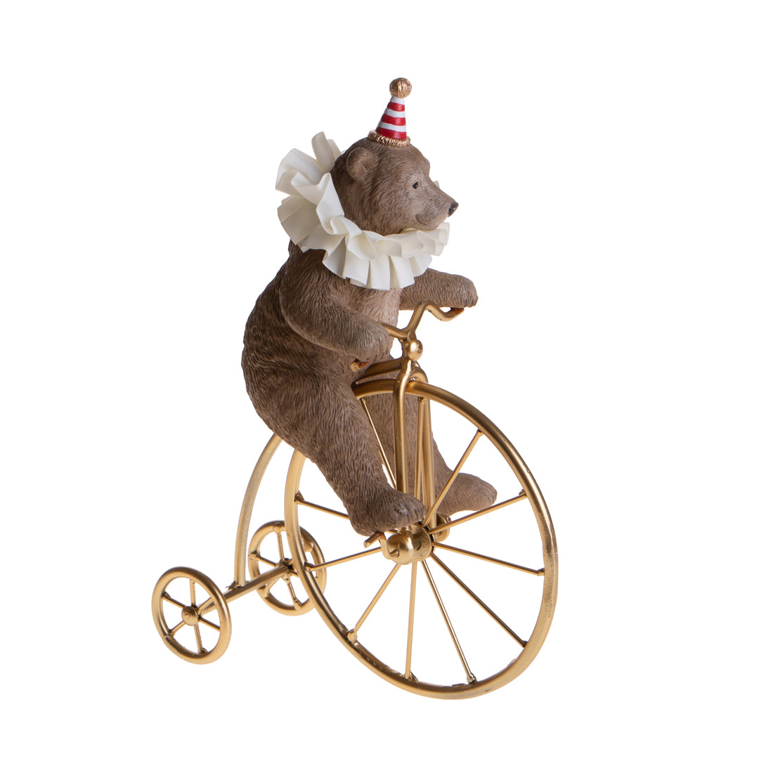 Orso circense con triciclo • H 25,5 cm
