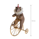 Orso circense con triciclo • H 25,5 cm