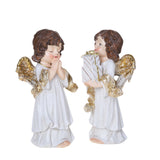 Angeli con pacco regalo • H 18 cm