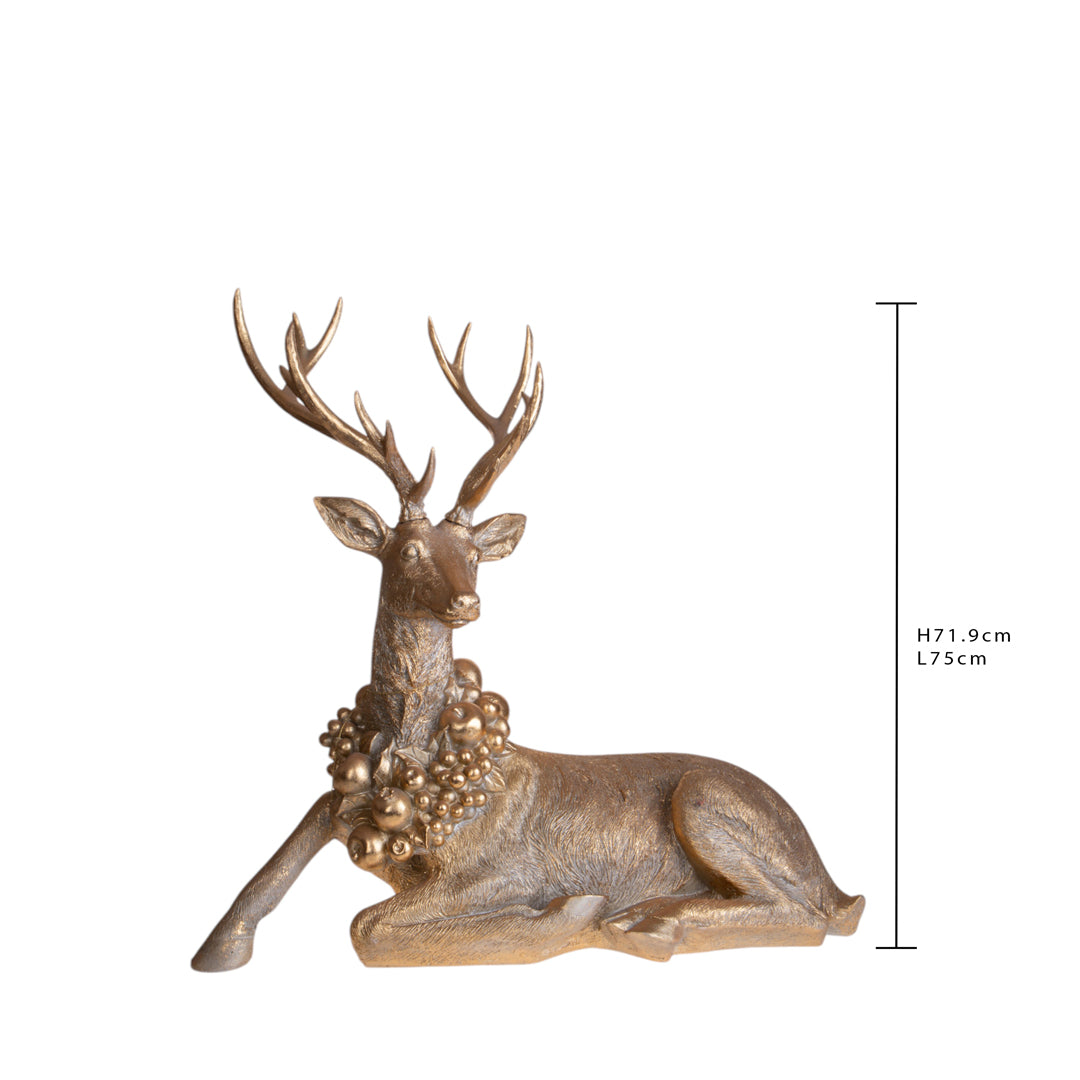 Renna seduta • H 71,9 cm