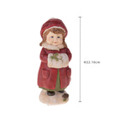 Bambina con scaldamani • H 22,1 cm
