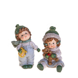 bimbi con cappello • H 11,7 cm