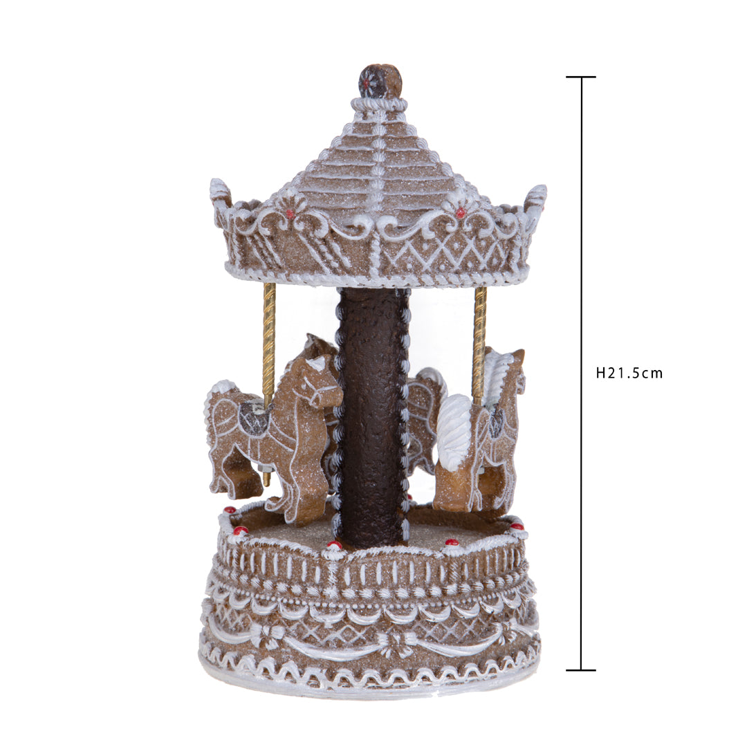 Carillon marzapane con mus • H 21,5 cm