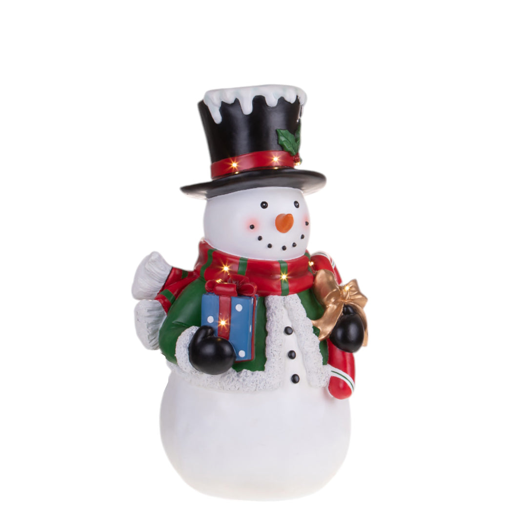 Pupazzo neve con led • H 61 cm