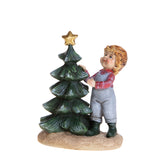 Bambino conAlbero natale • H 12,7 cm