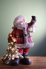 Babbo natale conAlbero con led • H 53 cm