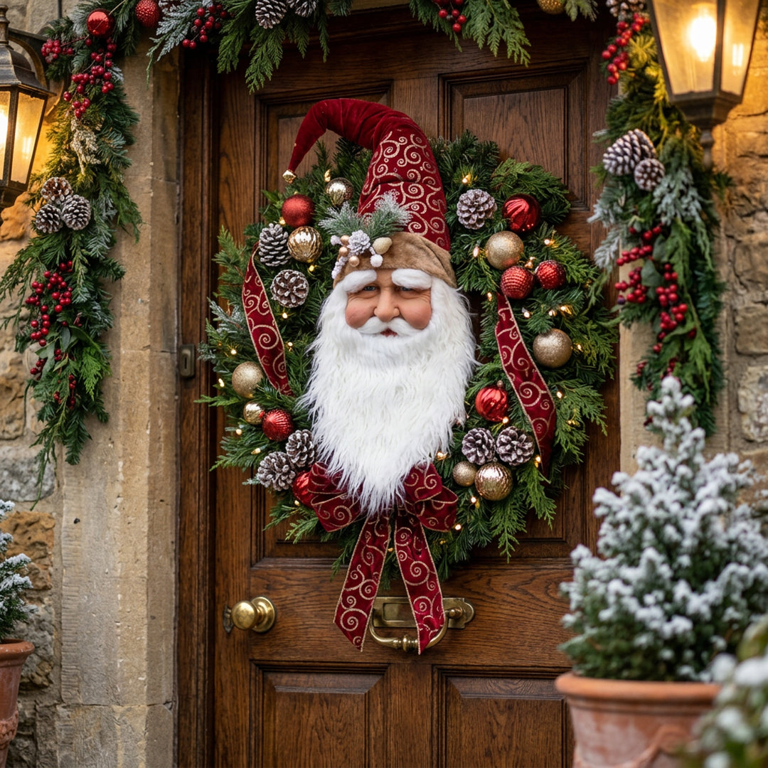 Faccia babbo natale daApp. • H 122 cm