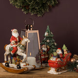 Babbo natale porcellana con • 37 cm