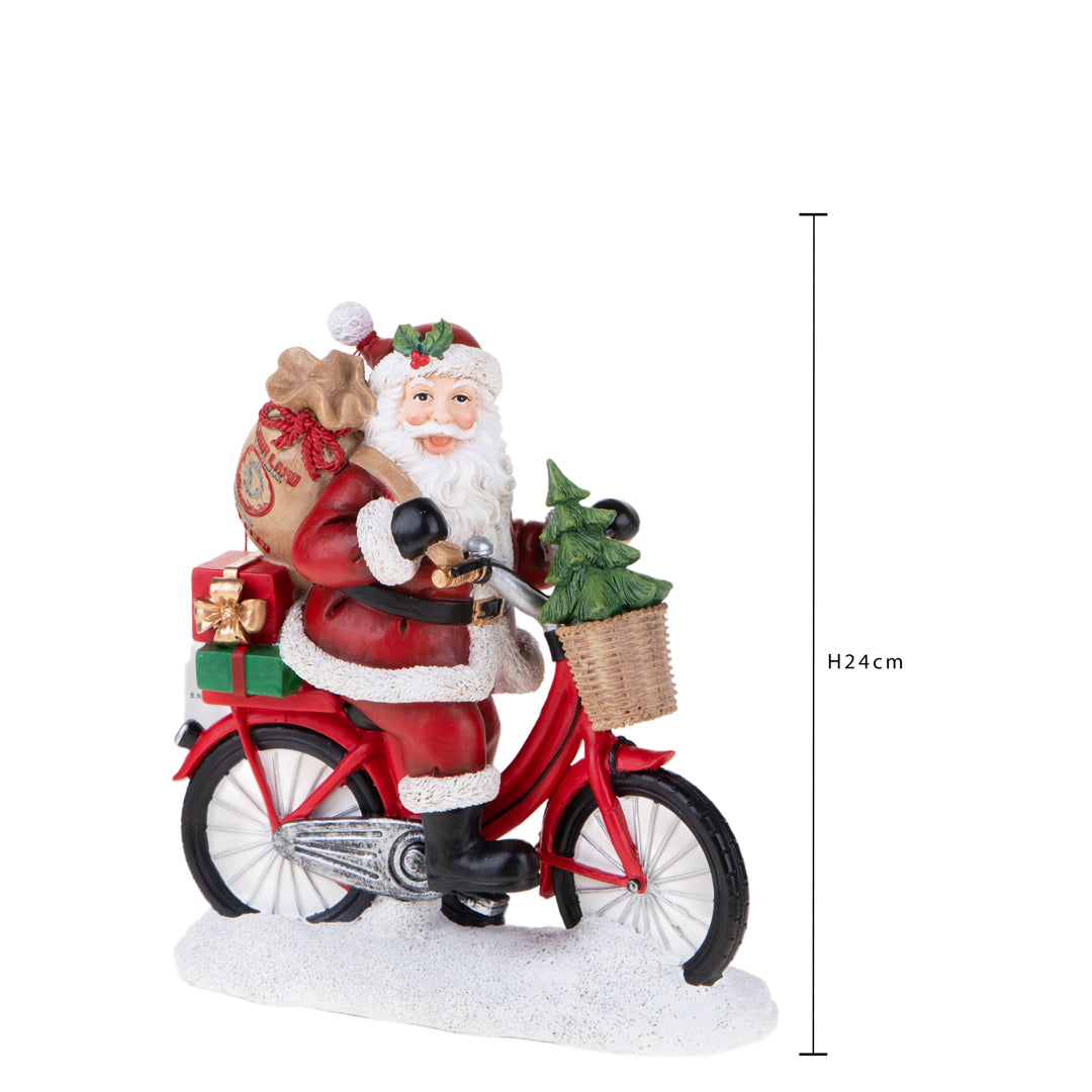 Babbo Natale in Bici  • 24 cm