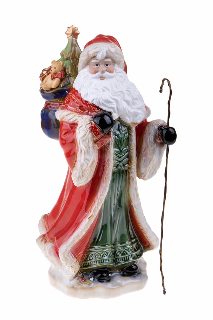 Babbo natale con sacco doni • H 48,5 cm