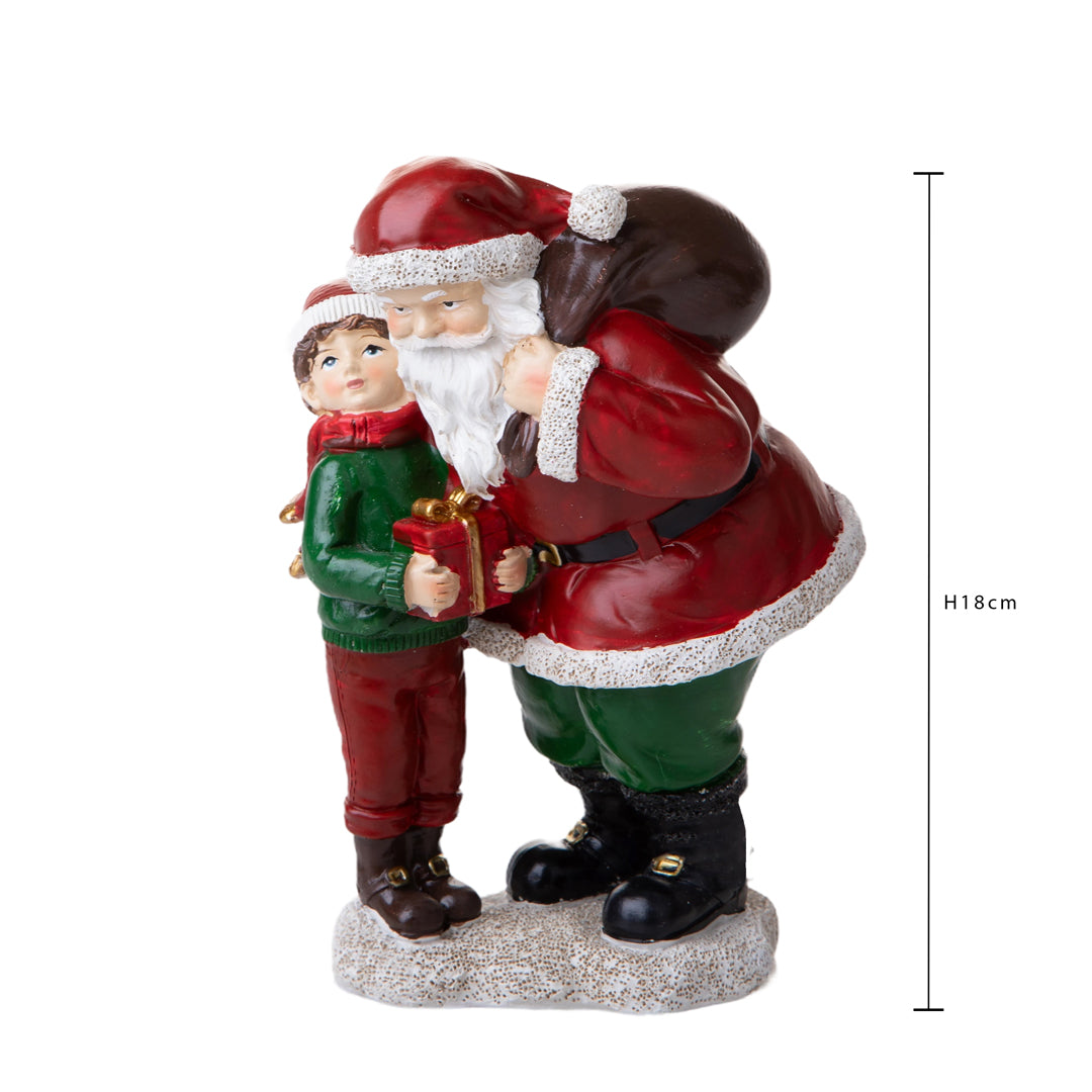 Babbo con bambin0 • H 18 cm