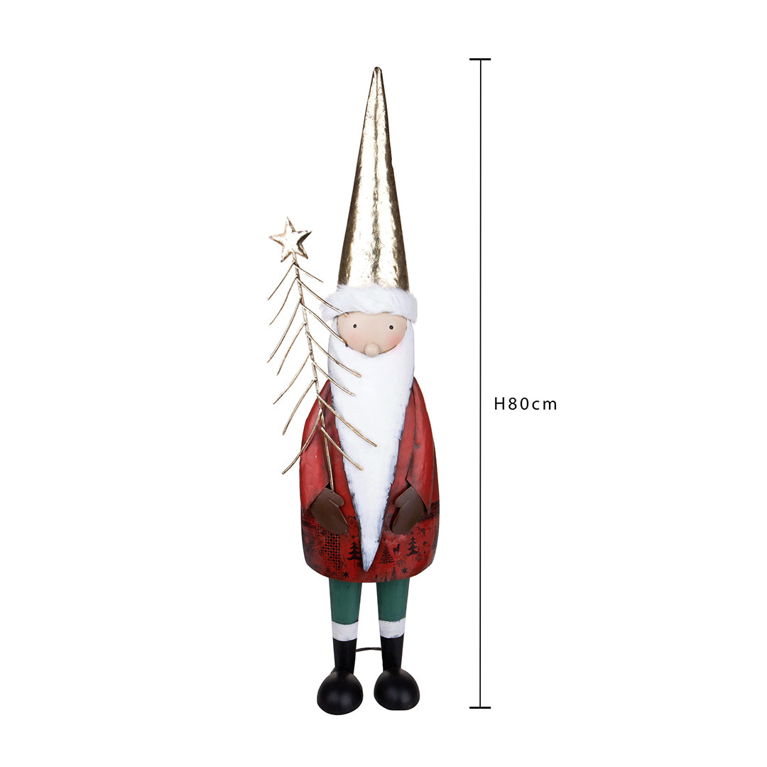 Babbo natale con albero • 80 cm