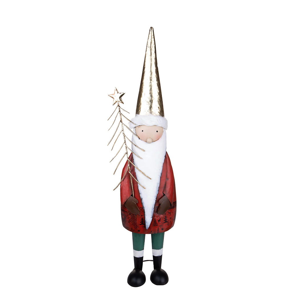 Babbo natale con albero • 80 cm