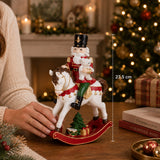 Cavallo dondolo con schiacc/bab • H 23,5 cm