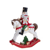 Cavallo dondolo con schiacc/bab • H 23,5 cm