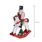 Cavallo dondolo con schiacc/bab • H 23,5 cm