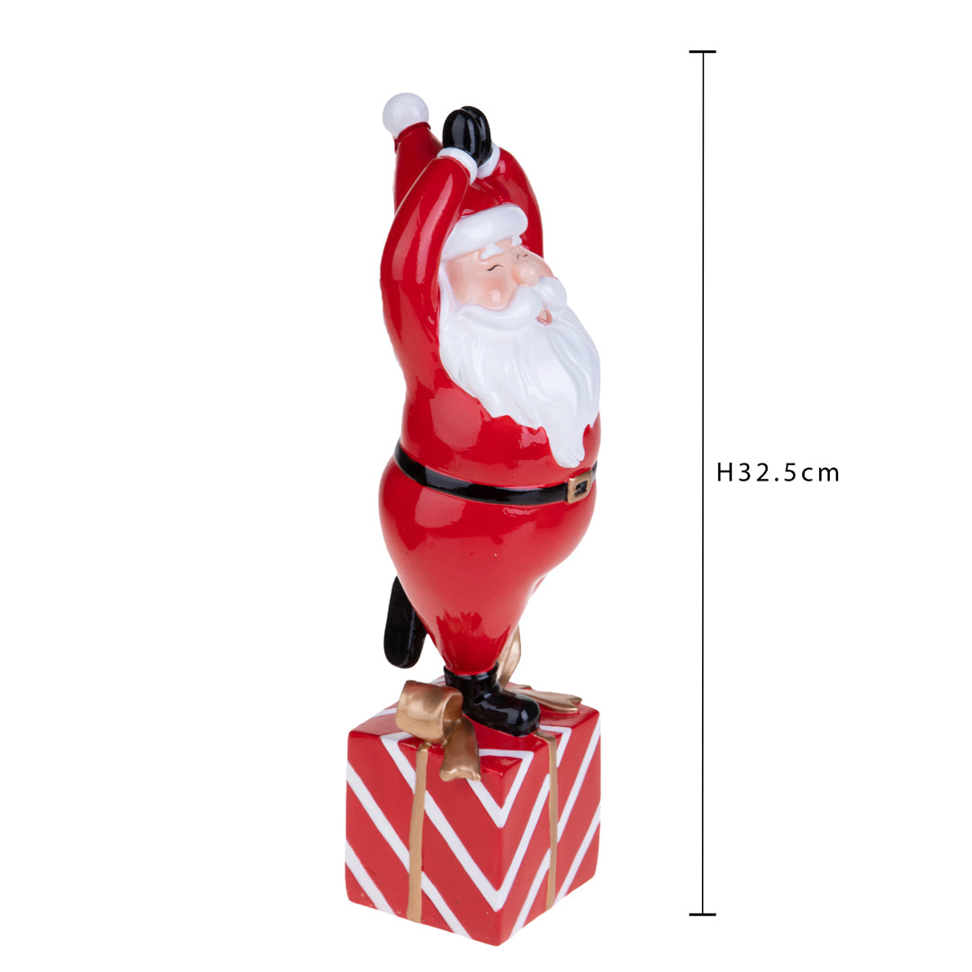 Babbo natale con mani giunte • H 32,5 cm