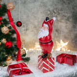 Babbo natale con mani giunte • H 32,5 cm