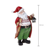 Pezzi 2 • Babbo natale con lanterna • H 24,5 cm