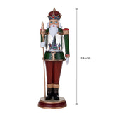 Schiaccianoci con led+movimento+musica • H 46 cm