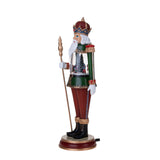 Schiaccianoci con led+movimento+musica • H 46 cm
