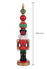 Schiaccianoci con puntale natale • H 48,5 cm