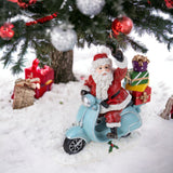 Babbo natale su vespa • H 25 cm