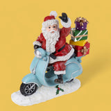 Babbo natale su vespa • H 25 cm