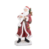 Babbo natale con pergamena • 33 cm