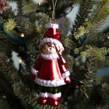 Pezzi 6 • Decoro bambina con treccine • H 13 cm