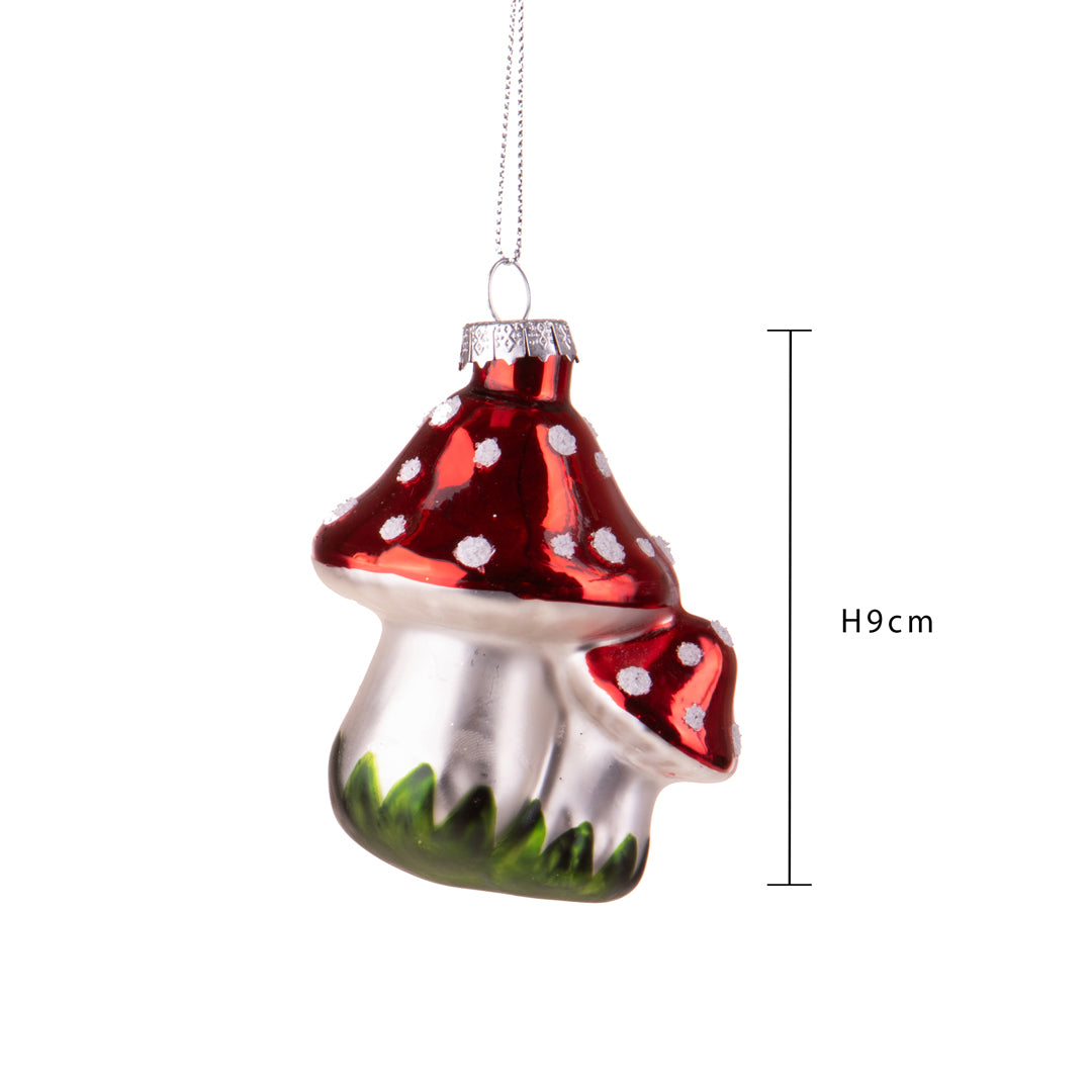 Pezzi 6 • Funghetti • H 9 cm