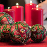 Pezzi 4 • Sfera scottish • H 10 cm