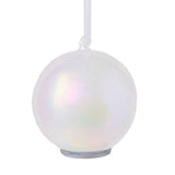 Pezzi 6 • Sfera con candela con led • H 10 cm