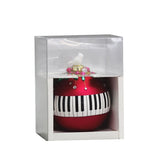 Sfera con decoro pianoforte • H 13,5 cm