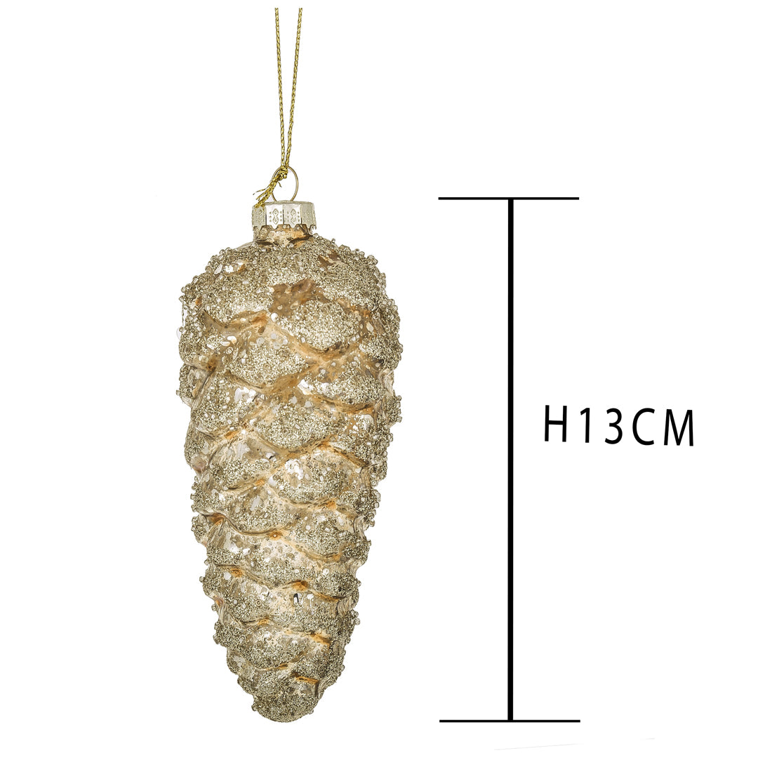 Pezzi 4 • PignaAllungata • H 13 cm