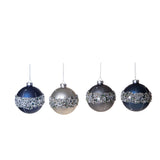 Pezzi 12 • Sfera con fascio gioiello • H 8 cm