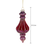 Pezzi 4 • Decoro con velluto • H 15,5 cm